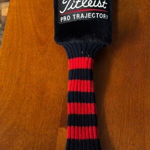 Titleist Black and Red Striped 13.5-3 Wood Headcover